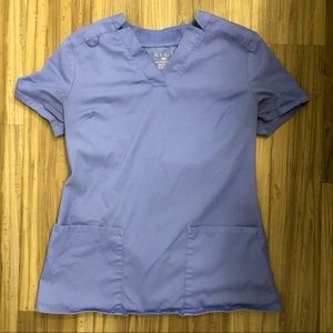Jaanuu Ceil Blue Scrub Top